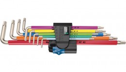 Wera 3950SPKL/9SM Hex Key 1.5-10mm Multicolour Stainless 9 Piece Set £42.95